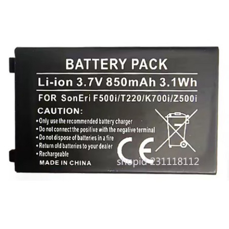 BST-35 BST-30 Baterie pro Sony Ericsson T238/K500/K508C/K700C K300 K506 F500 F500i K300a K300c/T608