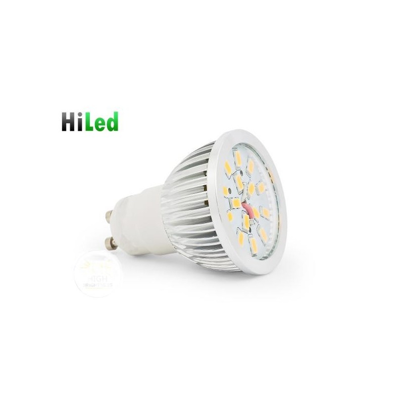 LED žárovka GU10 7W SMD 5630 studená bílá