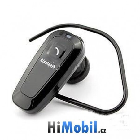 Bluetooth handsfree headset, sluchátko pro mobilní telefony (černé)