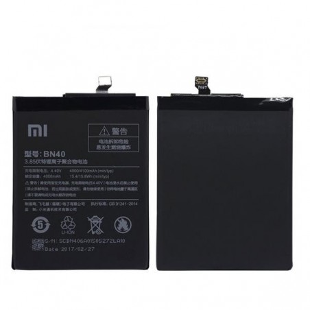 Xiaomi BN40 Original Baterie 4100mAh (Bulk), 8595642299773 - Baterie Xiaomi BN40