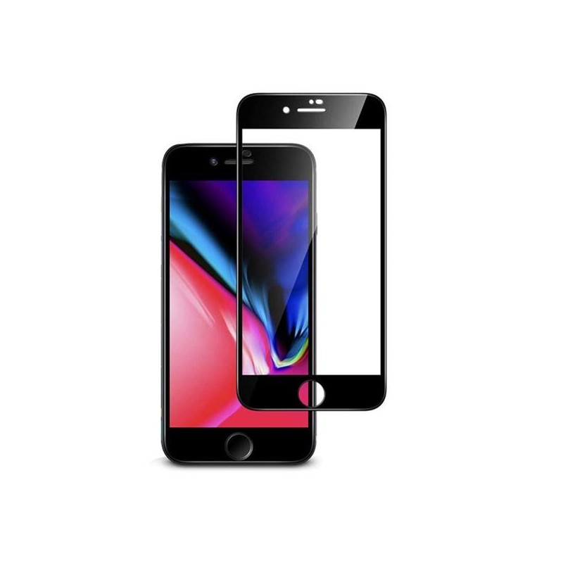 5D Tvrzené sklo iPhone 7, 8, SE 2020 / 2022, černé