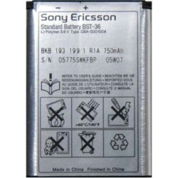 Originální Sony Ericsson BST-36